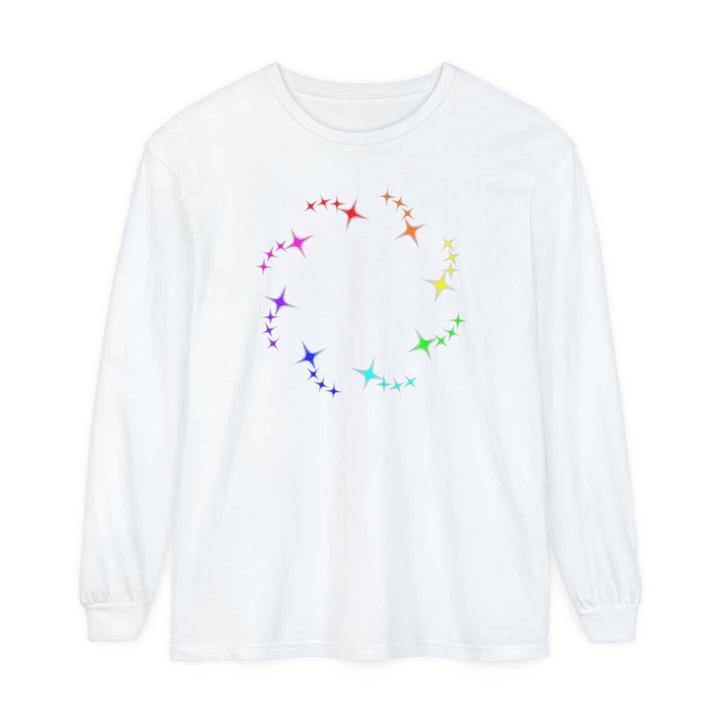 POGO - Rainbow Shiny Sparkles Long Sleeve Tee