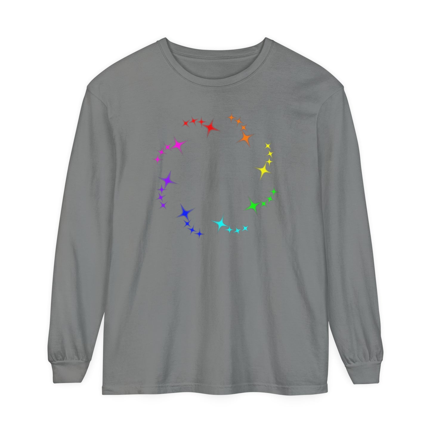 POGO - Rainbow Shiny Sparkles Long Sleeve Tee